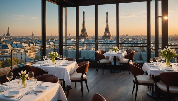 Top 10 des meilleurs restaurants avec vue imprenable sur Paris
